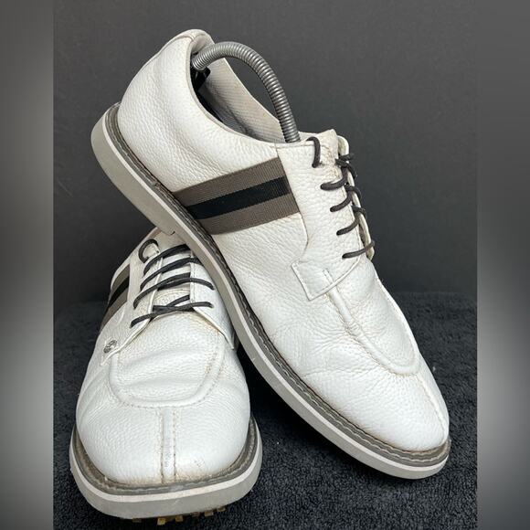 G/FORE Limited Edition Grosgrain Split Toe Gallivanter Snow/Monument MEN 11.5 - Picture 3 of 10